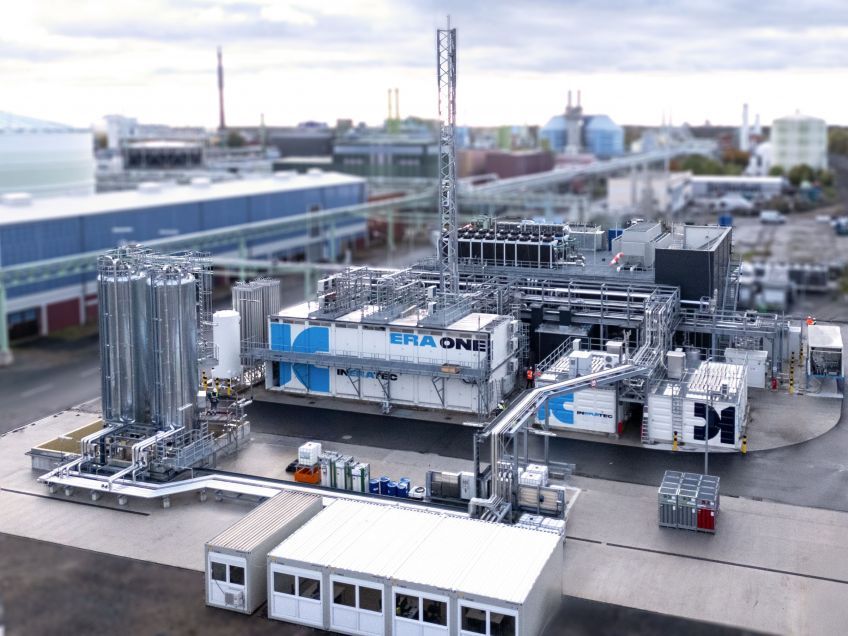e-SAF-Produktionsnalage von INERATEC in Fankfurt-Höchst